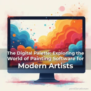Artistic representation for The Digital Palette: Exploring the World of Painting Software for Modern Artists