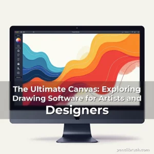 Artistic representation for The Ultimate Canvas: Exploring Drawing Software for Artists and Designers