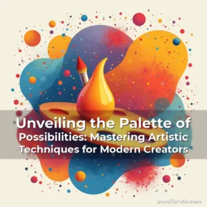 Artistic representation for Unveiling the Palette of Possibilities: Mastering Artistic Techniques for Modern Creators