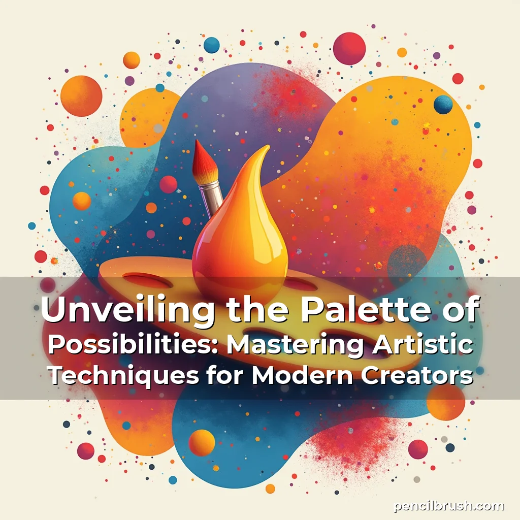 Read more about the article Unveiling the Palette of Possibilities: Mastering Artistic Techniques for Modern Creators